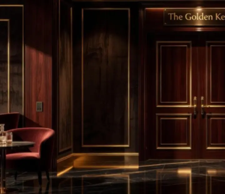 Elegantni ulaz kroz casino recepciju prema restoranu Nova Valuta