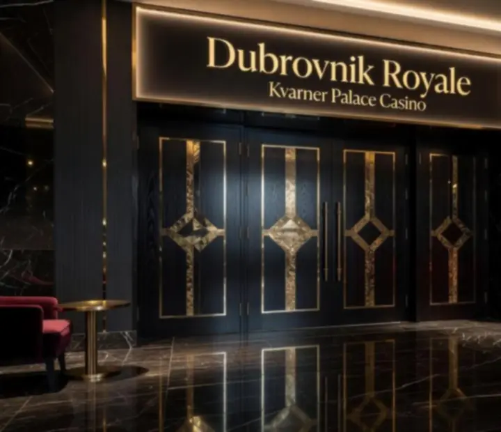 Ulaz u moderno dizajniran interijer casino restorana Nova Valuta